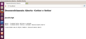 Websites – Objetos – Getter e Setter – JavaScript – Linux ...