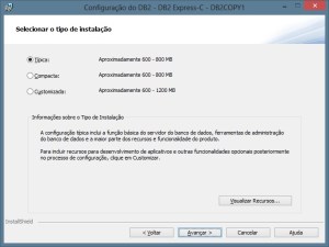 Tipo de Instalação