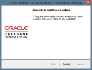 Instalação concluida