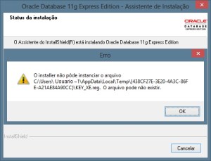 Erro da instalação x64