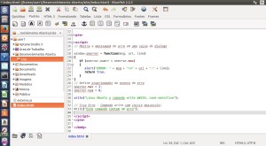 Cria um erro de sintaxe