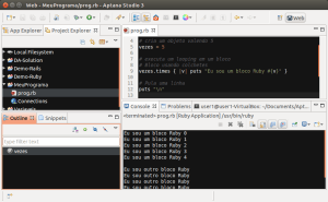 Block - Ruby - console