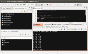 For - Ruby - Console