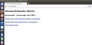 Protocolo - javascript:
