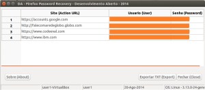 DA - Firefox Password Recovery - Linux
