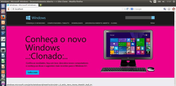 Site - Windows - Clonado - Localhost