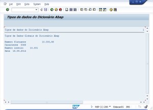 Abap Dictionary Types