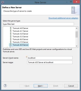 Apache Tomcat - Novo Servidor