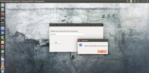 Campo de senha e Caixa de Menssagem 