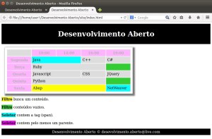 JQuery - Filtro de Conteúdo