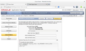 Lista de Valores - Dynamic LOV