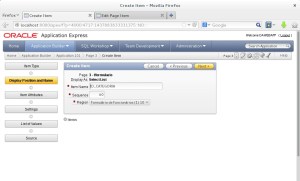 Nome do Campo e Ordem no Form