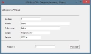 MaxDB - Programa Python