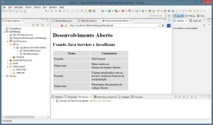 Servlet e JavaBeans
