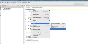 Cria Classe de Teste