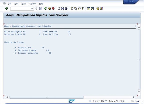Classes - Manipulando Objetos e Coleções