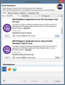 WebSphere Developer Tools for Eclipse