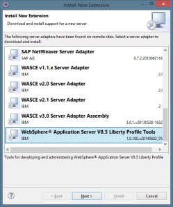 WAS Liberty Profile Adapter
