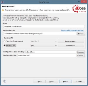 JBoss - Servidor e JDK