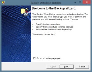 Backup - Wizard
