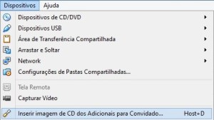 Inserir imagem de CD