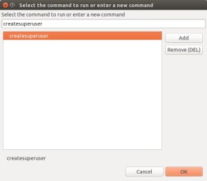 Django - Manage.py createsuperuser