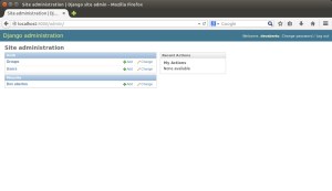 Admin - Aplicação e Modelos