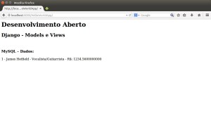 Django - Aplicação