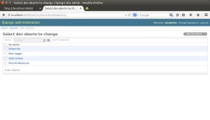 Django - Admin - Visualiza Dados