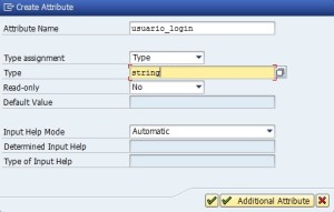 Atributo - Usuário - String