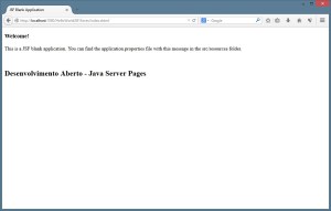 JSF - Hello World - Firefox