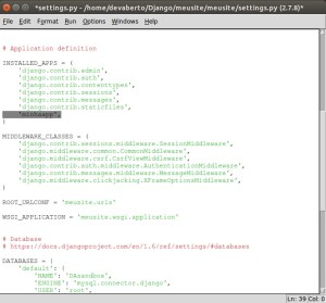 Django - Plugar Aplicação