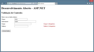 Asp.Net - RequiredFieldValidator