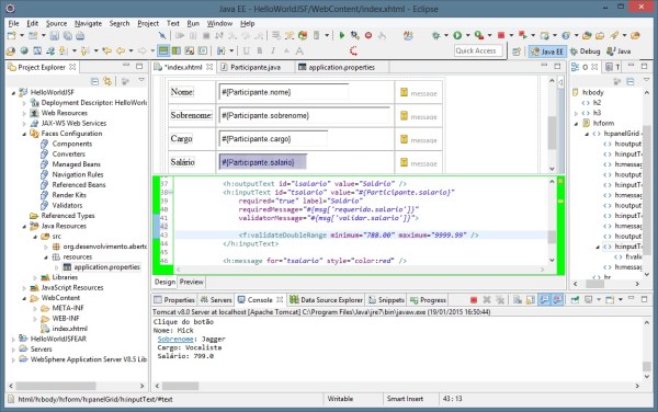 JSF – Validations – Java | Desenvolvimento Código Aberto