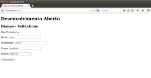 Django - Formulário