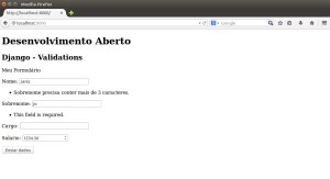 Django - Validações