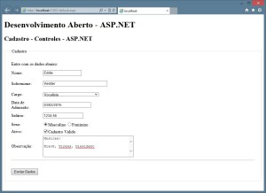 ASP.NET - Elementos - Controles