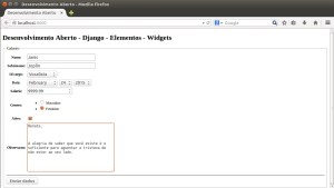 DJango - Aplicação