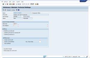 Maintain Technical Settings