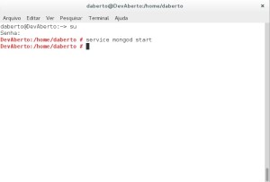 MongoDB - inicia banco de dados