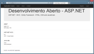 ASP NET - MVC - Entity Framework
